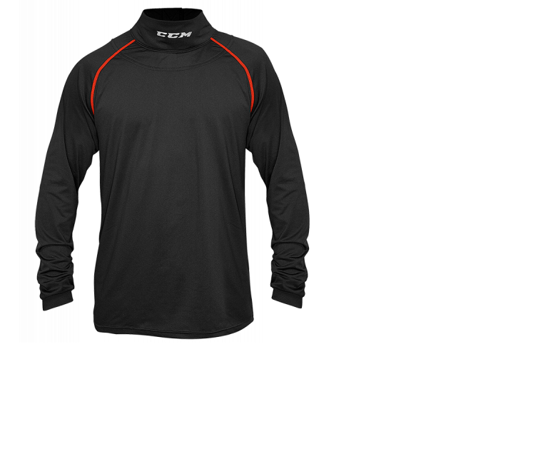 NECKGUARD LONG SLEEVE COMPRESSION TOP SR